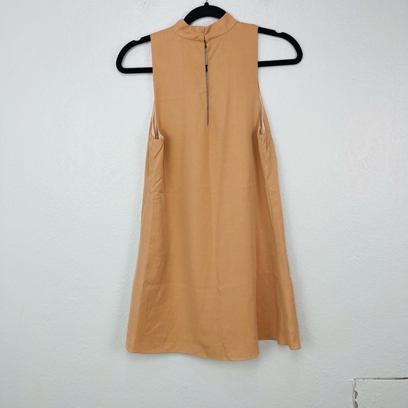 Lovers + Friends Beautiful Light Dust Pink Cream Halter escape dress - Picture 9 of 9